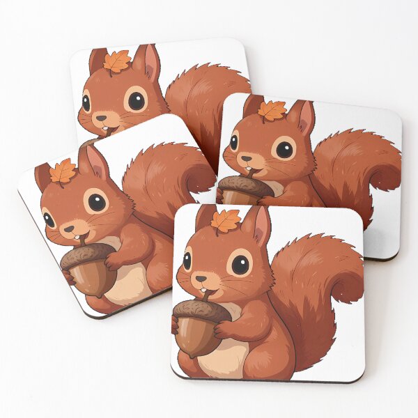 Item preview, Squirrel with Acorn designed and sold by pumsquare.
