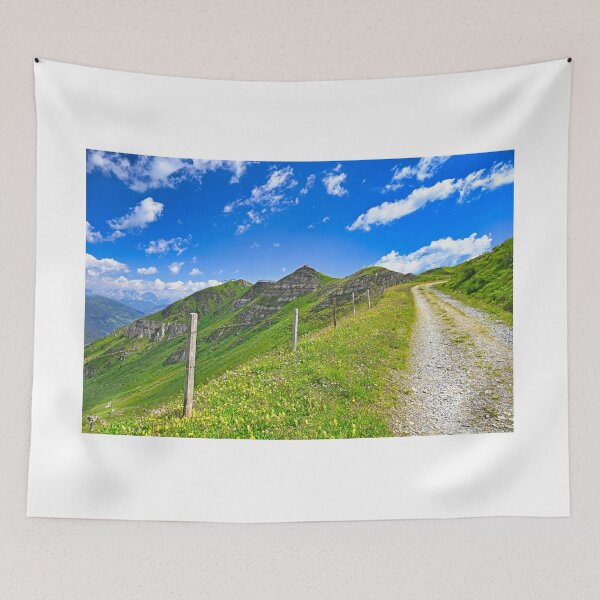 Item preview, Gravel hiking trail leading towards Stubnerkogel Mountain Summit, Bad Gastein, Austria designed and sold by goceris.