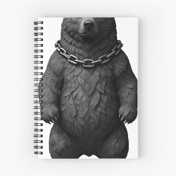 Item preview, Bear Gargoyle with Iron Chain designed and sold by IllumeInk.