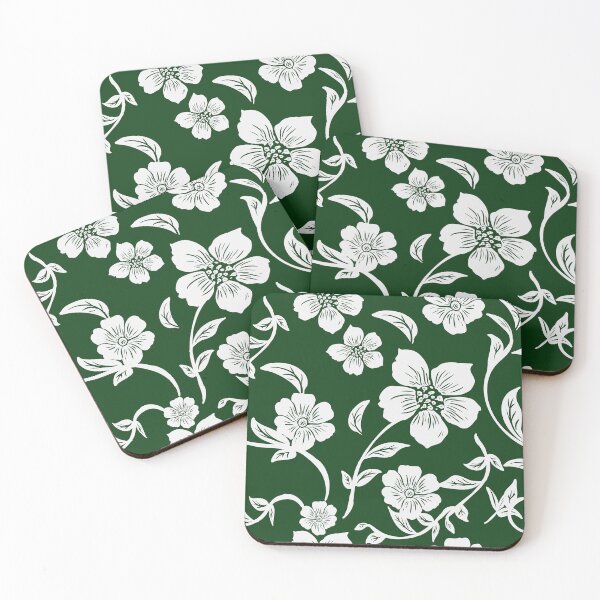 Item preview,  Grow in Grace Green Floral Pattern & Quote designed and sold by ​Jyoti Digital Artist.