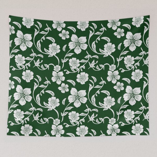 Item preview,  Grow in Grace Green Floral Pattern & Quote designed and sold by ​Jyoti Digital Artist.