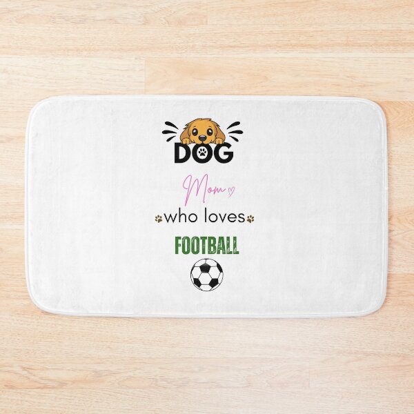 Item preview, Dog Mom Who Loves Football designed and sold by PawFitt.