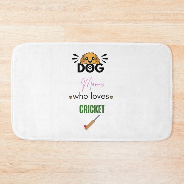 Item preview, Dog Mom Who Loves Cricket designed and sold by PawFitt.