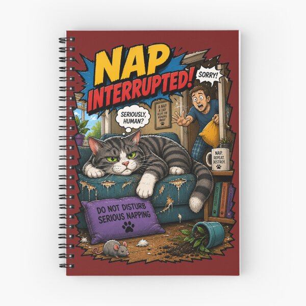 Item preview, Nap Interrupted – Funny Comics Design designed and sold by Mac Sketches.