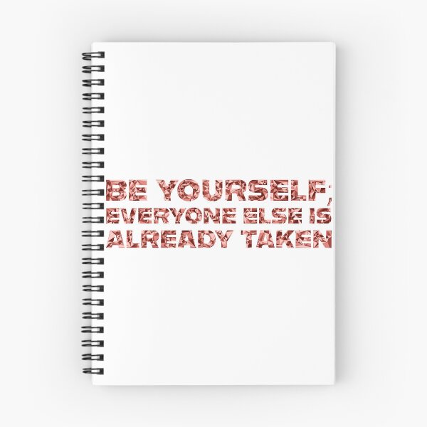 Item preview, "Be Yourself; Everyone Else Is Already Taken" Inspirational Quote Red Triangular Mosaic Design designed and sold by DymondDesigns.