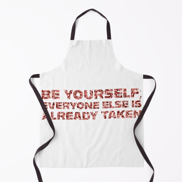 Item preview, "Be Yourself; Everyone Else Is Already Taken" Inspirational Quote Red Triangular Mosaic Design designed and sold by DymondDesigns.