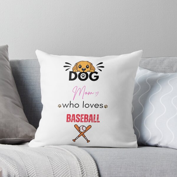Item preview, Dog Mom Who Loves Baseball designed and sold by PawFitt.