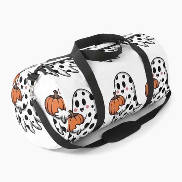 Item preview, Polka Dot Ghost with Pumpkin designed and sold by jkrphoto.