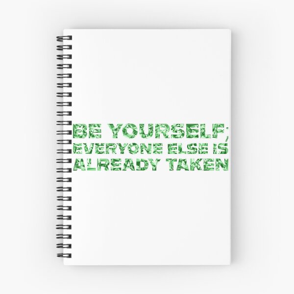 Item preview, "Be Yourself; Everyone Else Is Already Taken" Inspirational Quote Green Triangular Mosaic Design designed and sold by DymondDesigns.