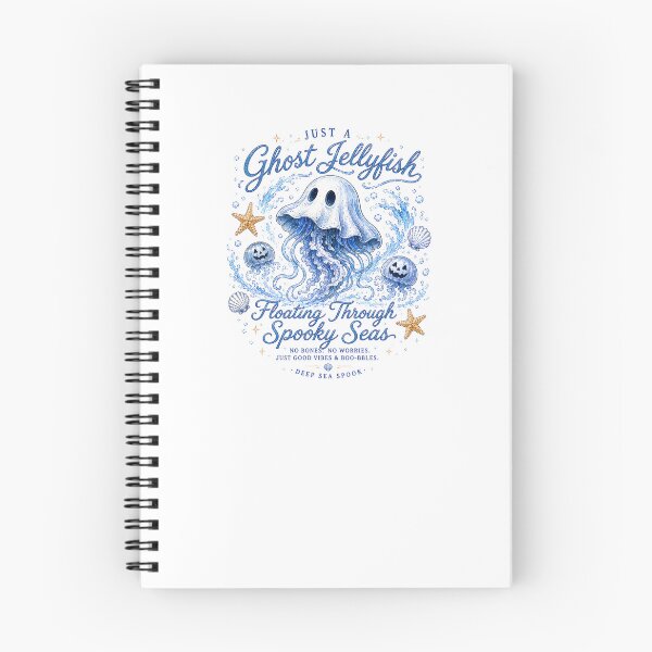 Item preview, Ghost Jellyfish Halloween Design Floating Through Spooky Seas Sublimation designed and sold by Yellowriversss.