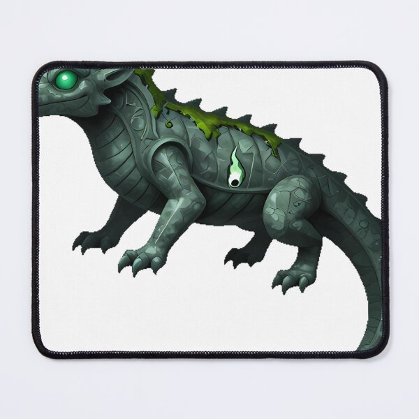 Item preview, Salamander Gargoyle with Moss designed and sold by IllumeInk.