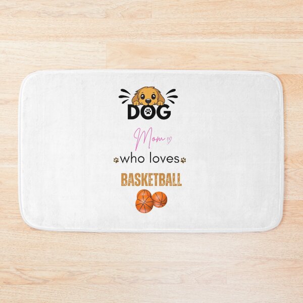 Item preview, Dog Mom Who Loves Basketball designed and sold by PawFitt.