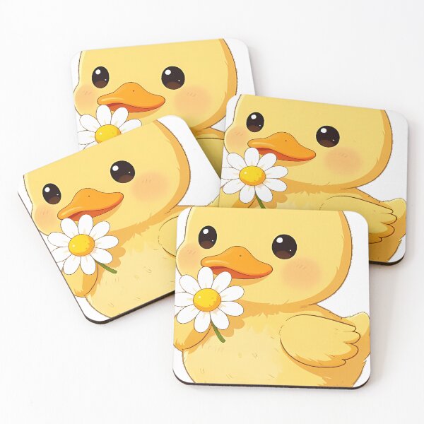 Item preview, Yellow Duckling with Daisy designed and sold by pumsquare.