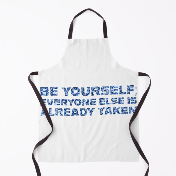 Item preview, "Be Yourself; Everyone Else Is Already Taken" Inspirational Quote Blue Triangular Mosaic Design designed and sold by DymondDesigns.