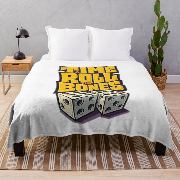 Item preview, Time To Roll The Bones Dice Graphic Yellow Graffiti Streetwear designed and sold by DesignArtist.ia.