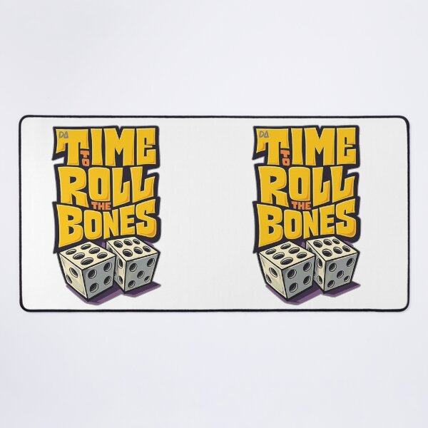 Item preview, Time To Roll The Bones Dice Graphic Yellow Graffiti Streetwear designed and sold by DesignArtist.ia.