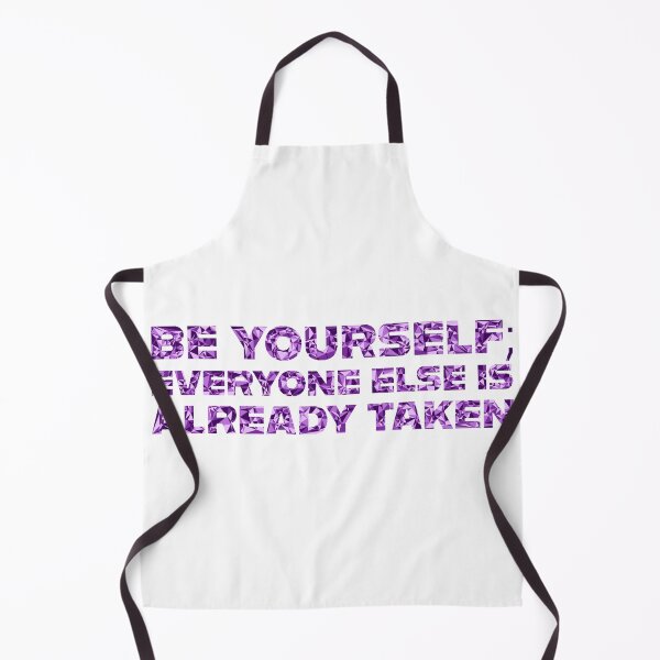 Item preview, "Be Yourself; Everyone Else Is Already Taken" Inspirational Quote Purple Triangular Mosaic Design designed and sold by DymondDesigns.