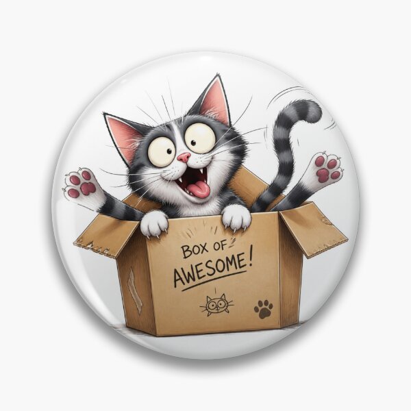 Item preview, cat in the box designed and sold by Talpha.