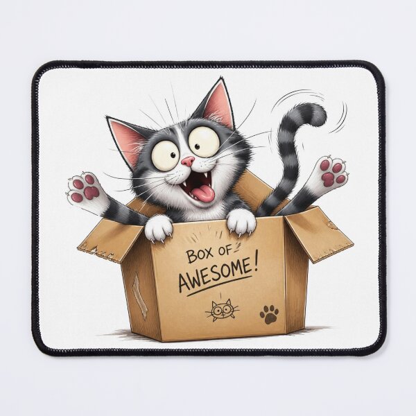 Item preview, cat in the box designed and sold by Talpha.