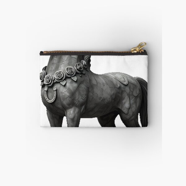 Item preview, Horse Gargoyle with Stone Roses designed and sold by IllumeInk.
