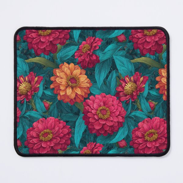 Item preview, Unique Zinnia Texture  - Flower Bouquet Pattern - Birthday Gifts For Her designed and sold by RoyalStarsPatts.