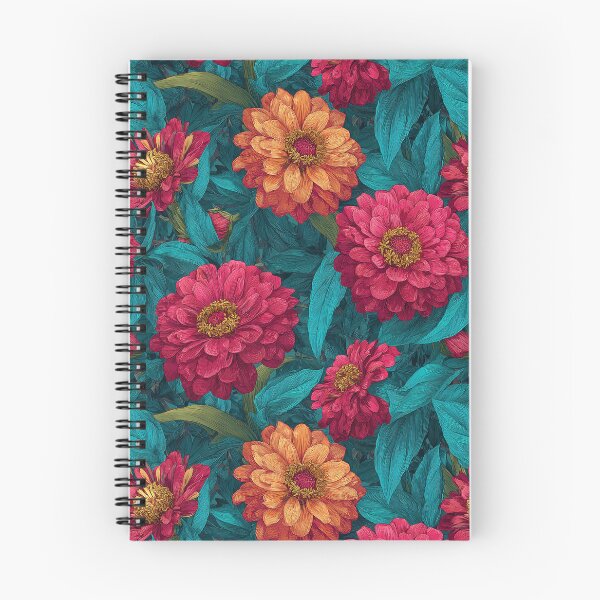 Item preview, Unique Zinnia Texture  - Flower Bouquet Pattern - Birthday Gifts For Her designed and sold by RoyalStarsPatts.