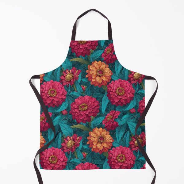 Item preview, Unique Zinnia Texture - Flower Bouquet Pattern - Birthday Gifts For Her designed and sold by RoyalStarsPatts.