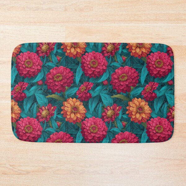 Item preview, Unique Zinnia Texture  - Flower Bouquet Pattern - Birthday Gifts For Her designed and sold by RoyalStarsPatts.