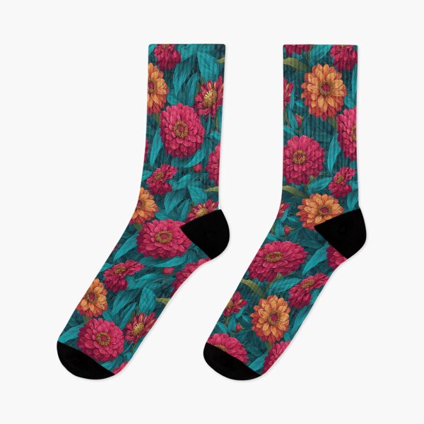 Item preview, Unique Zinnia Texture  - Flower Bouquet Pattern - Birthday Gifts For Her designed and sold by RoyalStarsPatts.