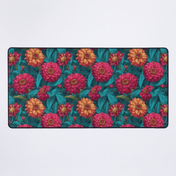 Item preview, Unique Zinnia Texture - Flower Bouquet Pattern - Birthday Gifts For Her designed and sold by RoyalStarsPatts.