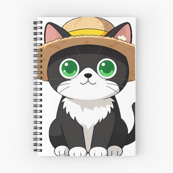 Item preview, Tuxedo Barn Cat with Sun Hat designed and sold by pumsquare.