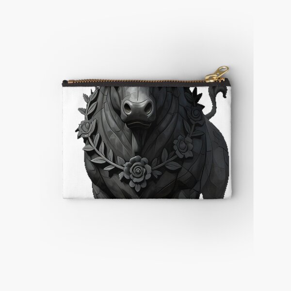 Item preview, Bull Gargoyle with Wreath designed and sold by IllumeInk.