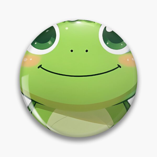 Item preview, Green Frog with Daisy Crown designed and sold by pumsquare.