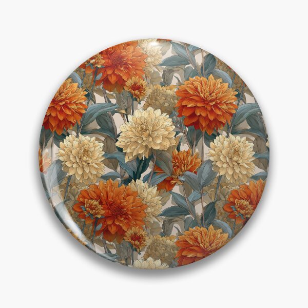 Item preview, Fragrant Zinnia Print - Tropical Flower Pattern - Birthday Gifts For Him designed and sold by RoyalStarsPatts.