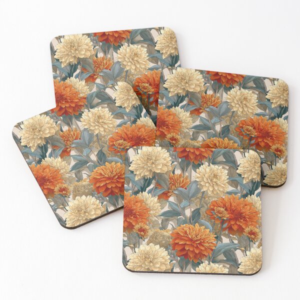 Item preview, Fragrant Zinnia Print - Tropical Flower Pattern - Birthday Gifts For Him designed and sold by RoyalStarsPatts.
