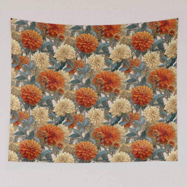 Item preview, Fragrant Zinnia Print - Tropical Flower Pattern - Birthday Gifts For Him designed and sold by RoyalStarsPatts.