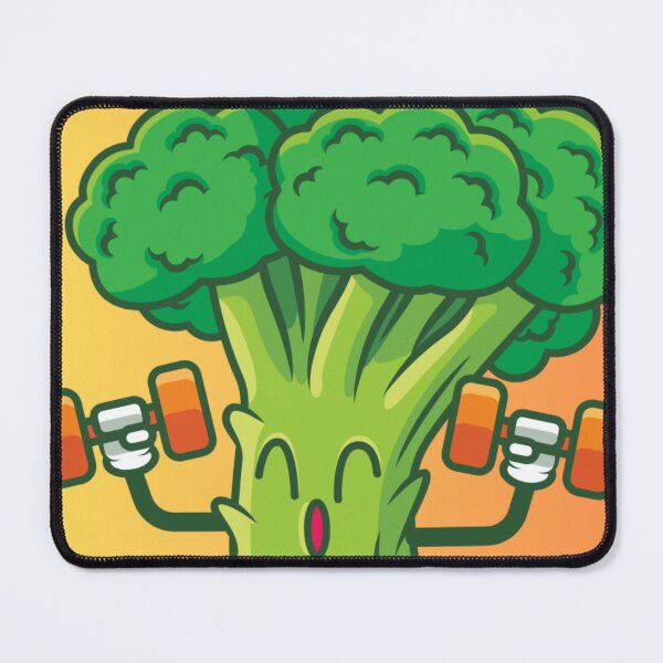 Item preview, Funny Broccoli Gym Workout Fitness Lover Cute Vegetable Weightlifting designed and sold by ranivibes008.
