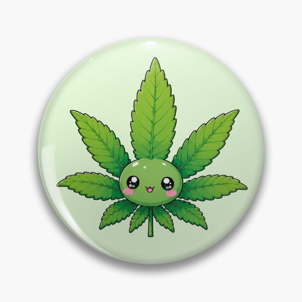 Item preview, Kawaii Indica | Cute Magical Plants & Pastel Nature Stickers designed and sold by UndergroundRavers.