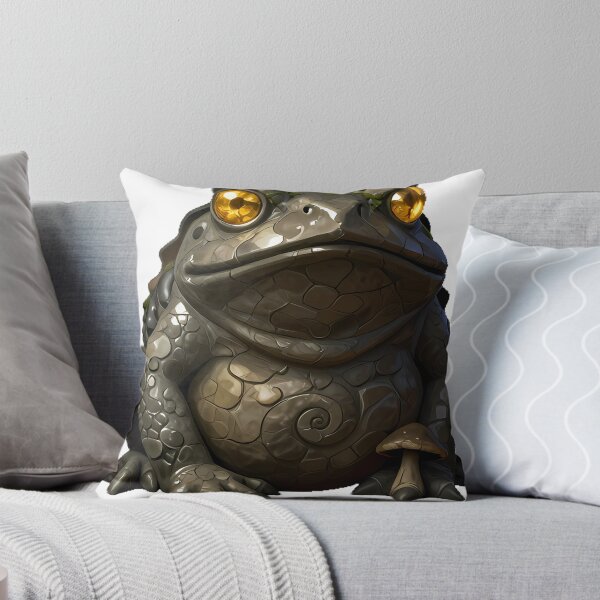 Item preview, Toad Gargoyle with Mushroom designed and sold by IllumeInk.