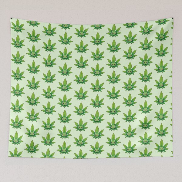 Item preview, Kawaii Indica | Cute Magical Plants & Pastel Nature Stickers designed and sold by UndergroundRavers.