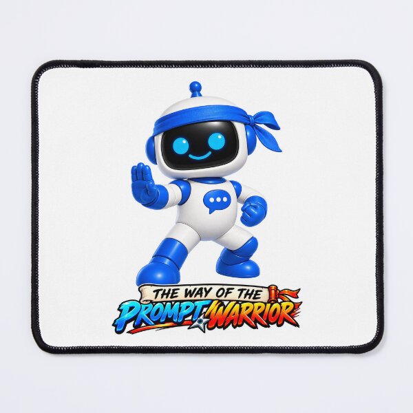 Item preview, Chatty SqueezBot. The Way Of the Prompt Warrior designed and sold by BSCI Designs.