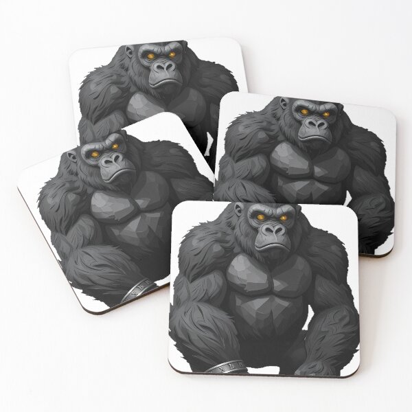 Item preview, Gorilla Gargoyle with Bracelet designed and sold by IllumeInk.