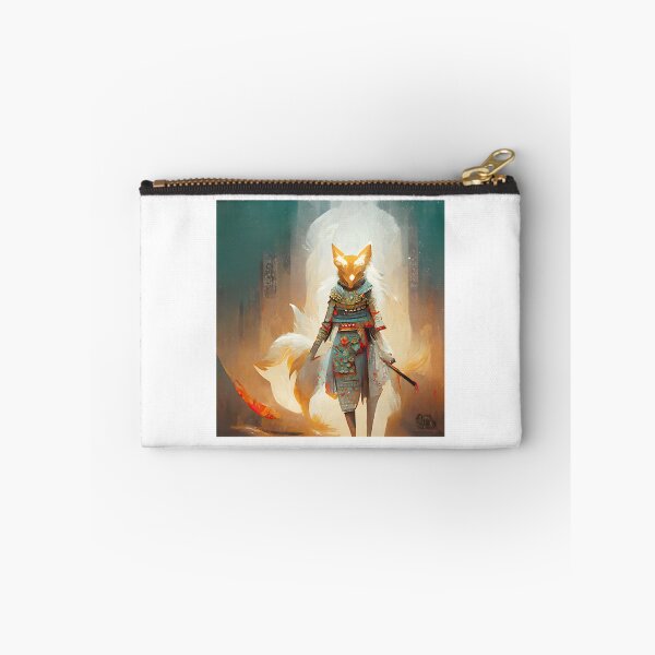 Item preview, Kitsune Humanoid Warrior: Mythical Fox Spirit Fighter Art ⭐⭐⭐⭐⭐ designed and sold by Geraldo Gonzalez.