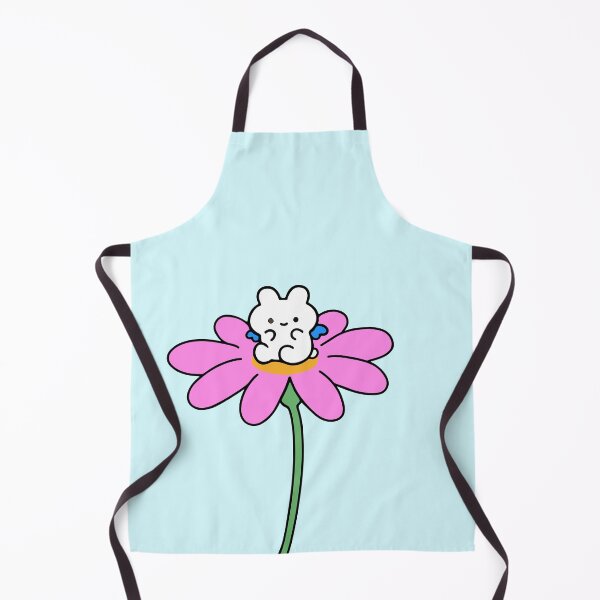 Item preview, flower art with bunny designed and sold by Borublue.