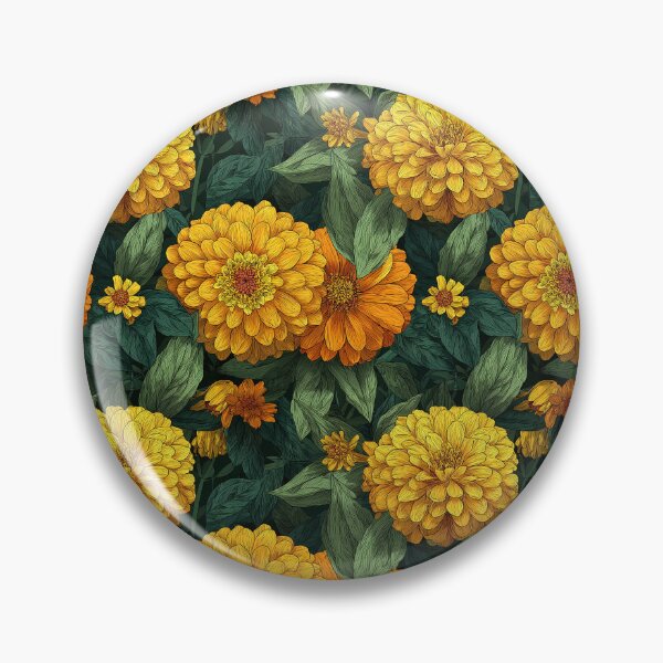 Item preview, Trendy Zinnia  - Birth Flower Pattern - Birthday Gifts For Husband designed and sold by RoyalStarsPatts.