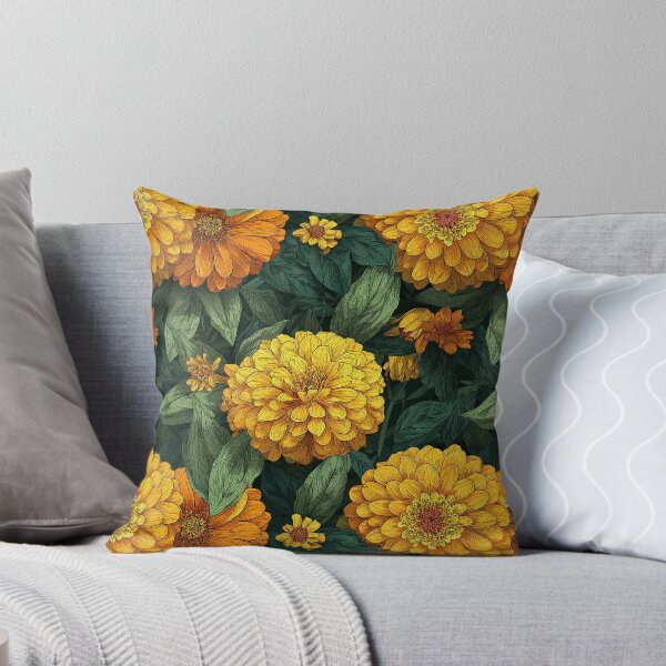 Item preview, Trendy Zinnia  - Birth Flower Pattern - Birthday Gifts For Husband designed and sold by RoyalStarsPatts.