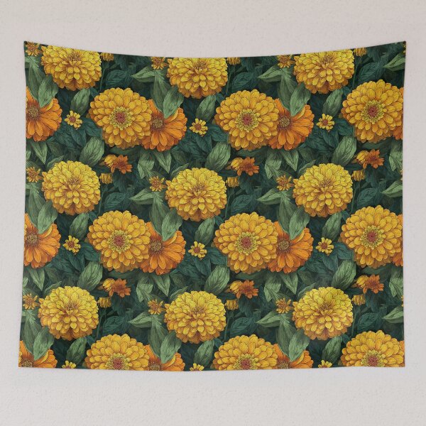Item preview, Trendy Zinnia  - Birth Flower Pattern - Birthday Gifts For Husband designed and sold by RoyalStarsPatts.