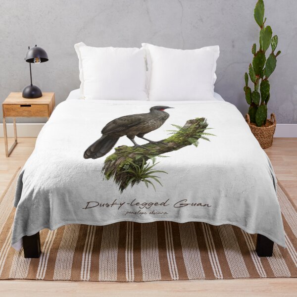 Item preview, Dusky-legged Guan on Mossy Tree Bird Illustration designed and sold by Takeda-art.