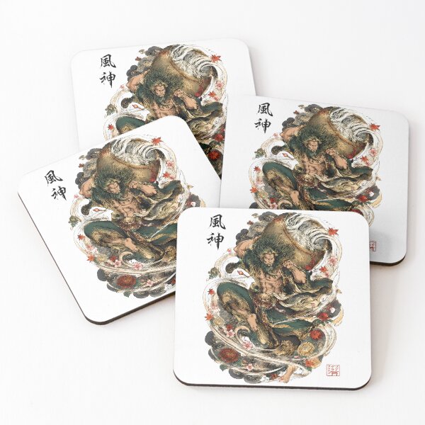 Item preview, Fujin – Lord of the Four Winds | Japanese Wind God Art designed and sold by kaxymax.