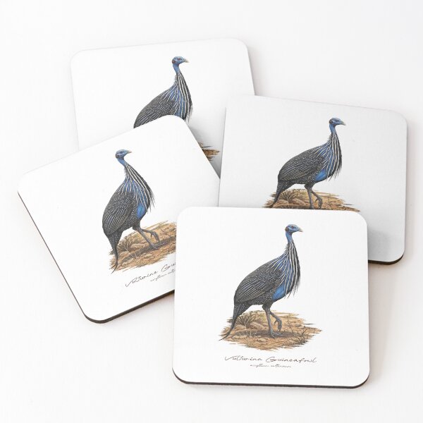Item preview, Vulturine Guineafowl on Dried Land Bird Illustration designed and sold by Takeda-art.